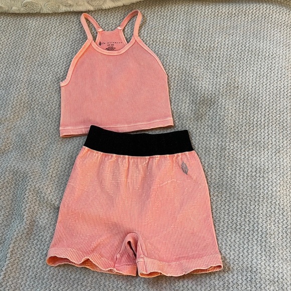 MANY COLOR SETS IN STOCK 🌺free people G/K short set or prajna happines s… - Picture 6 of 16